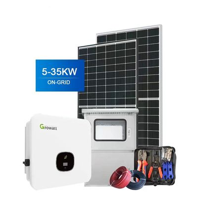 ソーラーシステムオングリッド 10KW 15KW 20KW 25KW 30KW 完全なソリューションプロバイダ 産業用家庭用パネル ソーラーキット